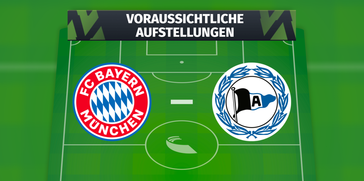 FC Bayern München – DSC Arminia Bielefeld: Die voraussichtlichen Aufstellungen